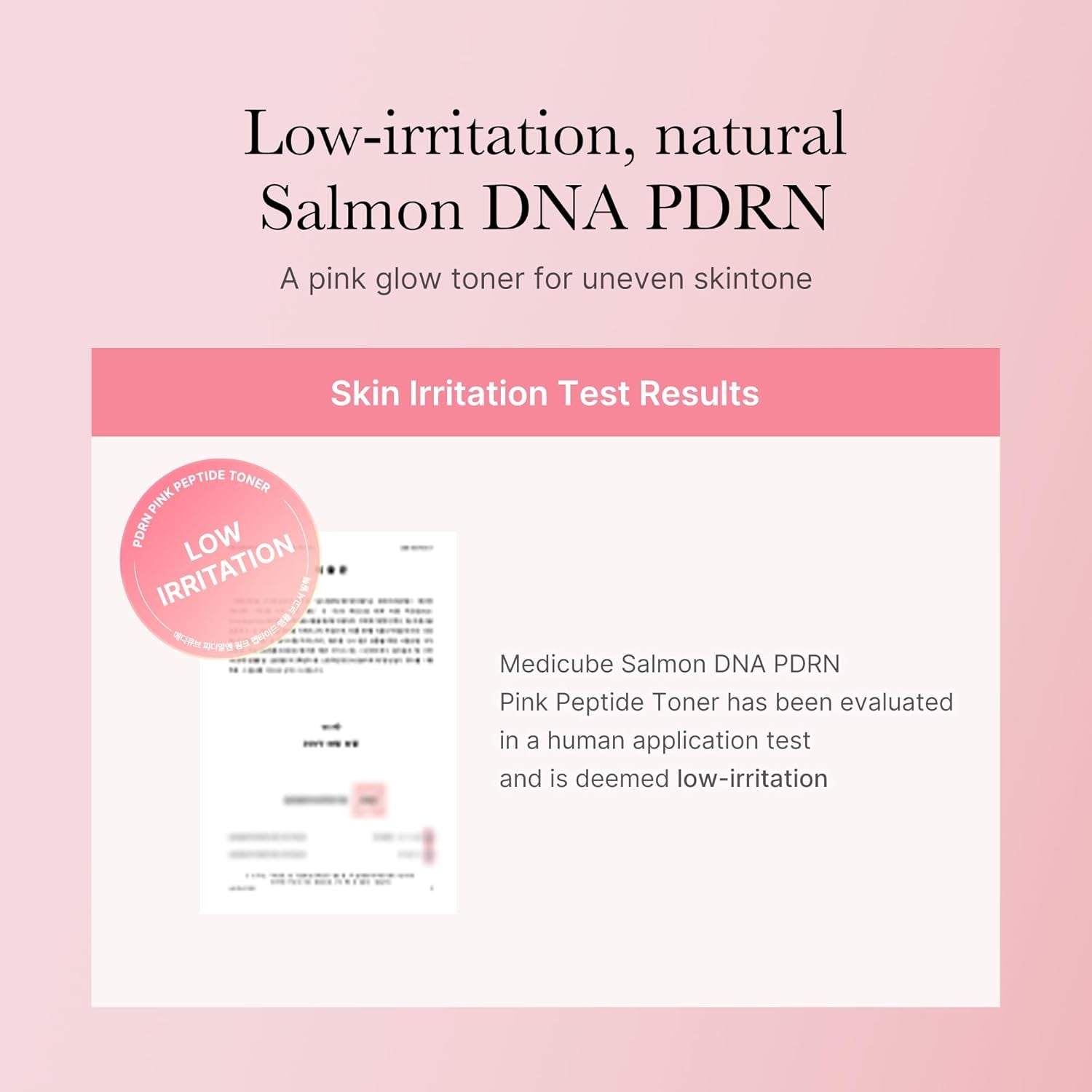 PDRN PINK CICA SOOTHING TONER 250Ml