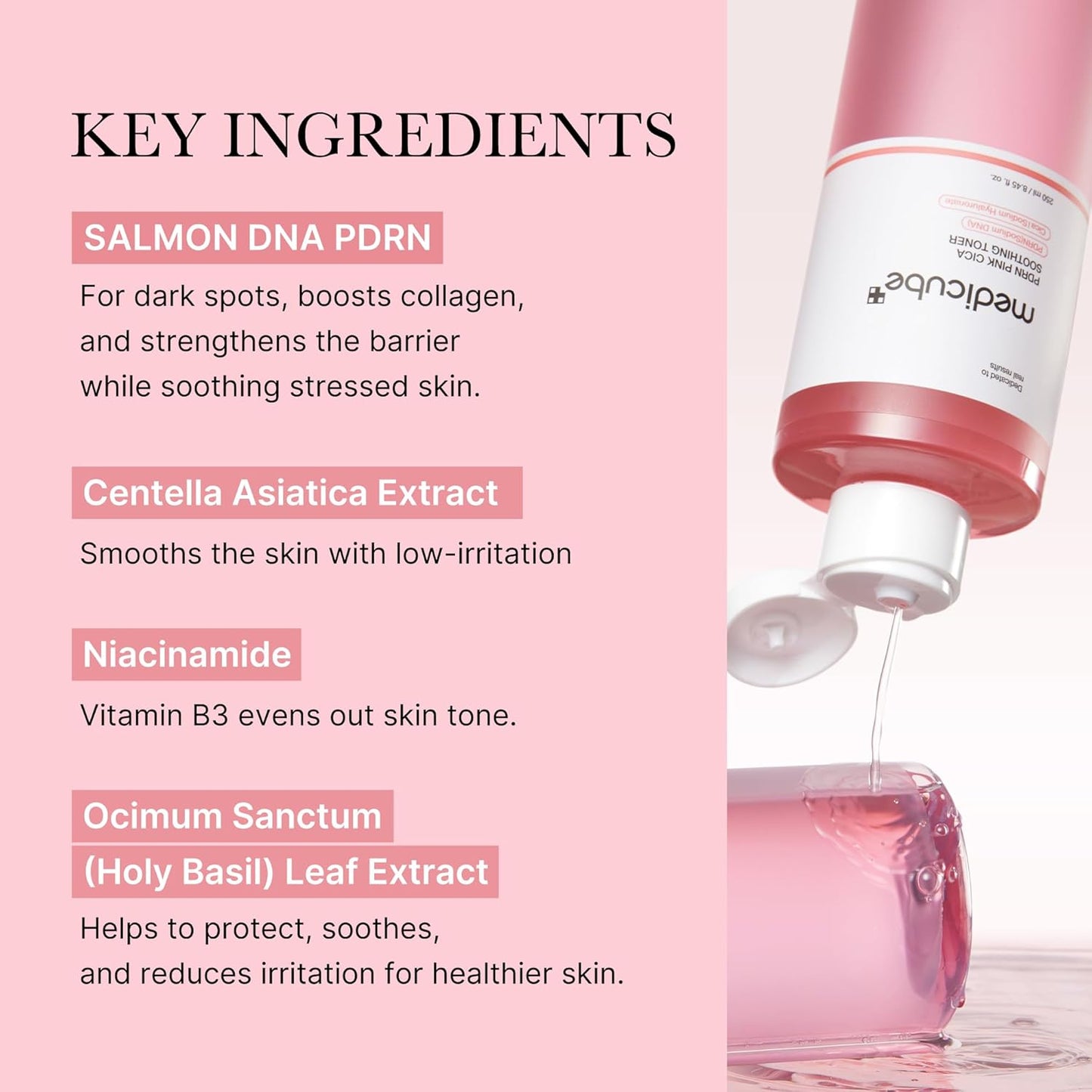 PDRN PINK CICA SOOTHING TONER 250Ml