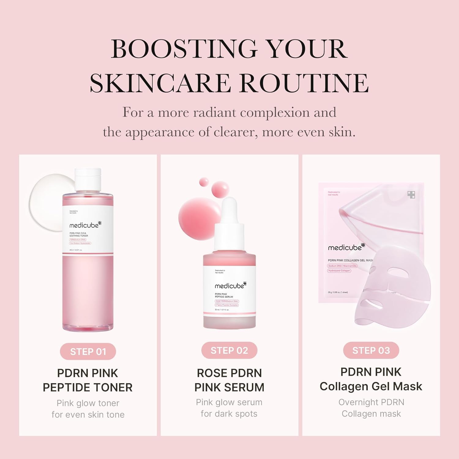 PDRN PINK CICA SOOTHING TONER 250Ml
